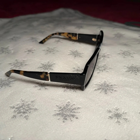 PRADA PR 21XS Leopard Print Black/Grey Polarized Sunglasses - Picture 7 of 9